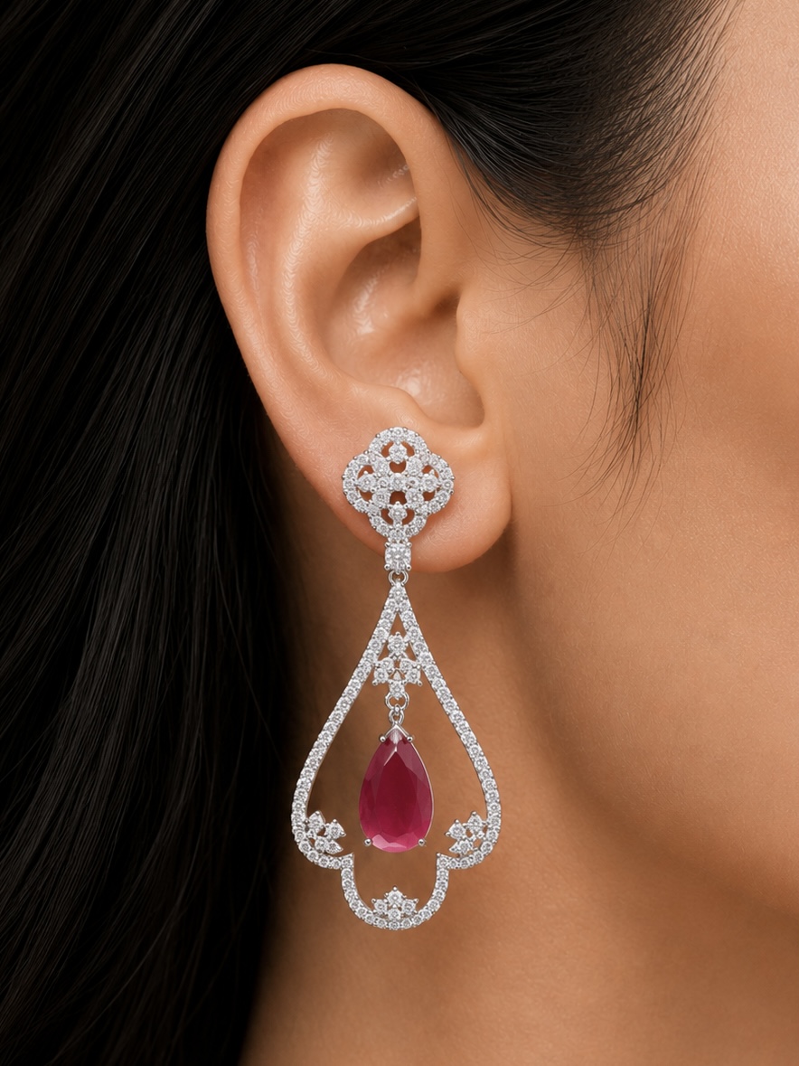 RUBY EMPRESS EARRINGS