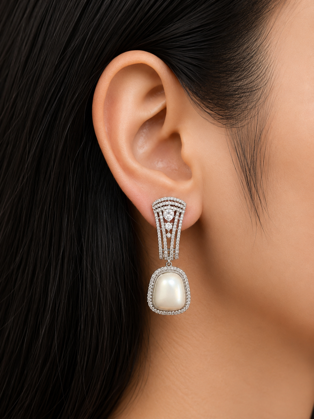 IMPERIAL PEARL DANGLE EARRINGS