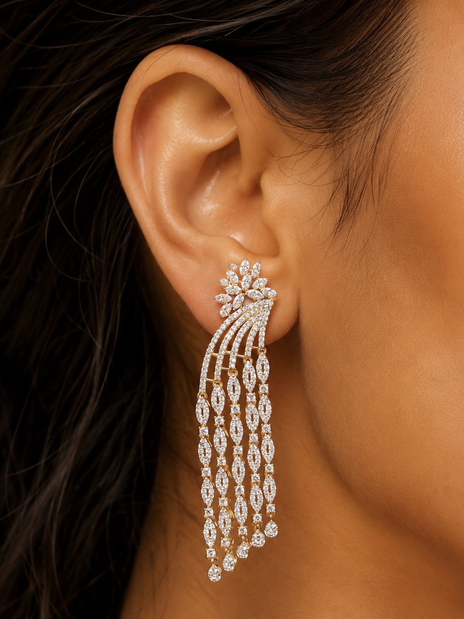 LUNA DRAPE EARRINGS
