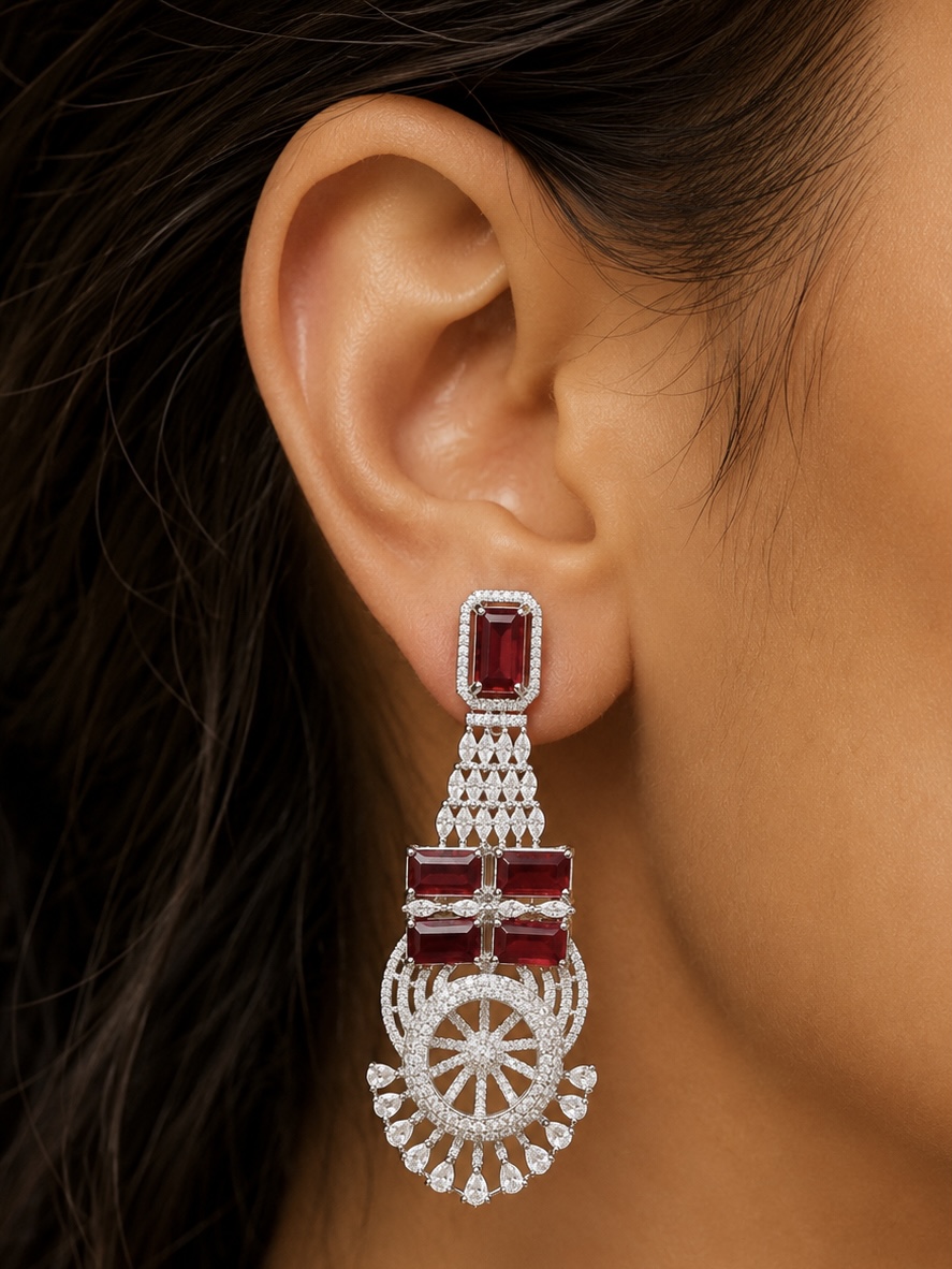 CRIMSON ROYALE EARRINGS