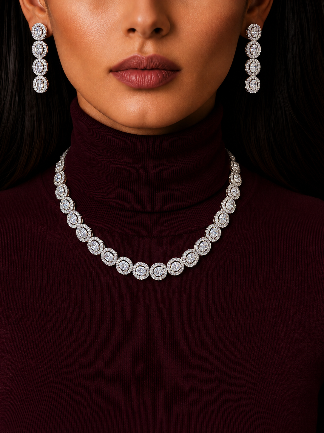 CELESTE TENNIS NECKLACE
