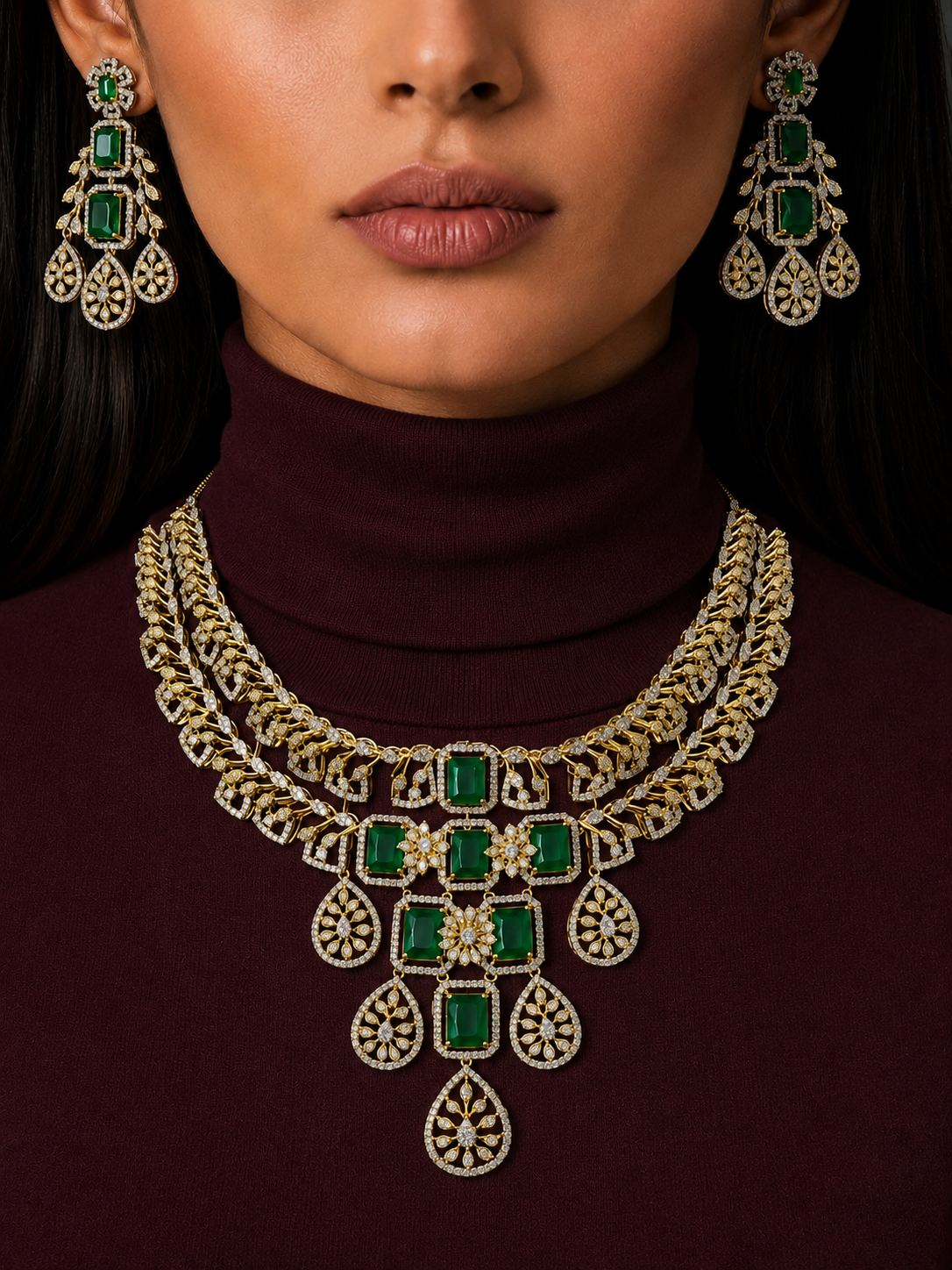 EMERALD MAJESTY BRIDAL SET