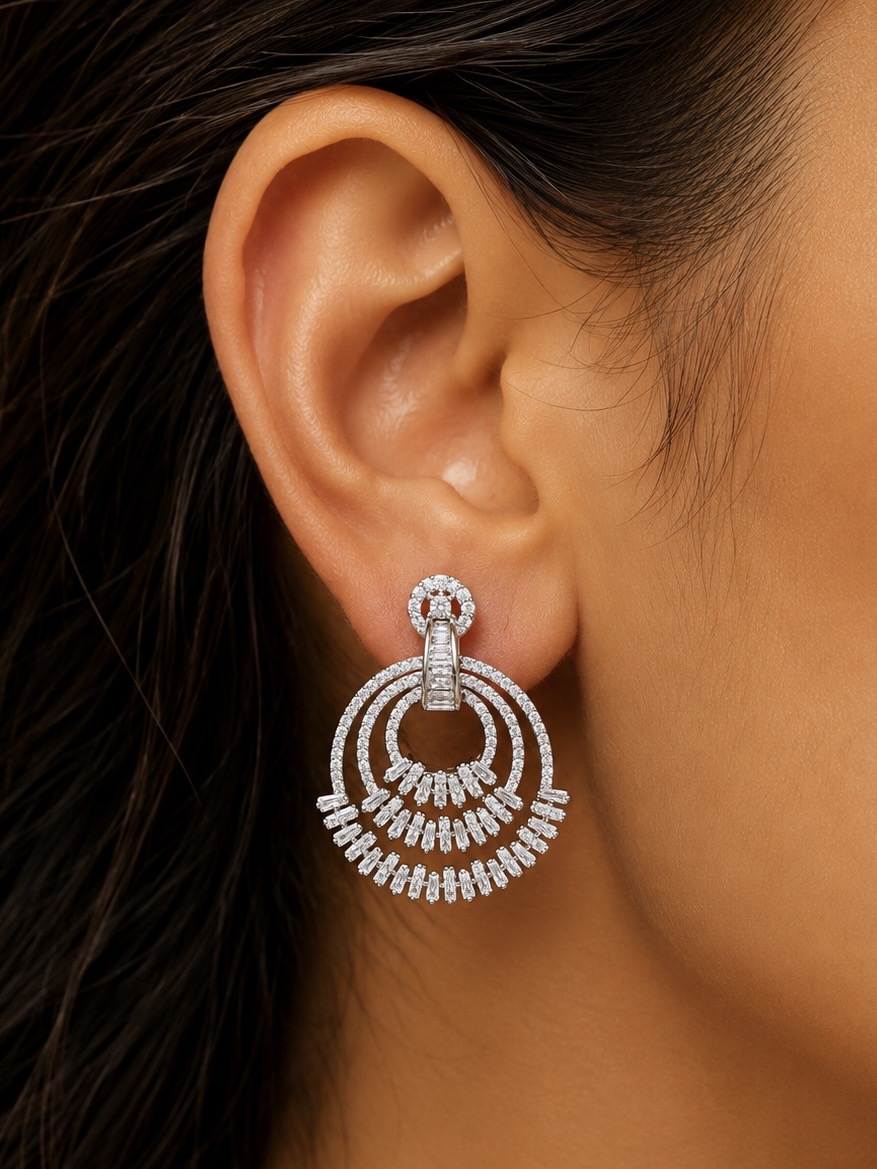 ETERNAL SPARK HALO EARRINGS