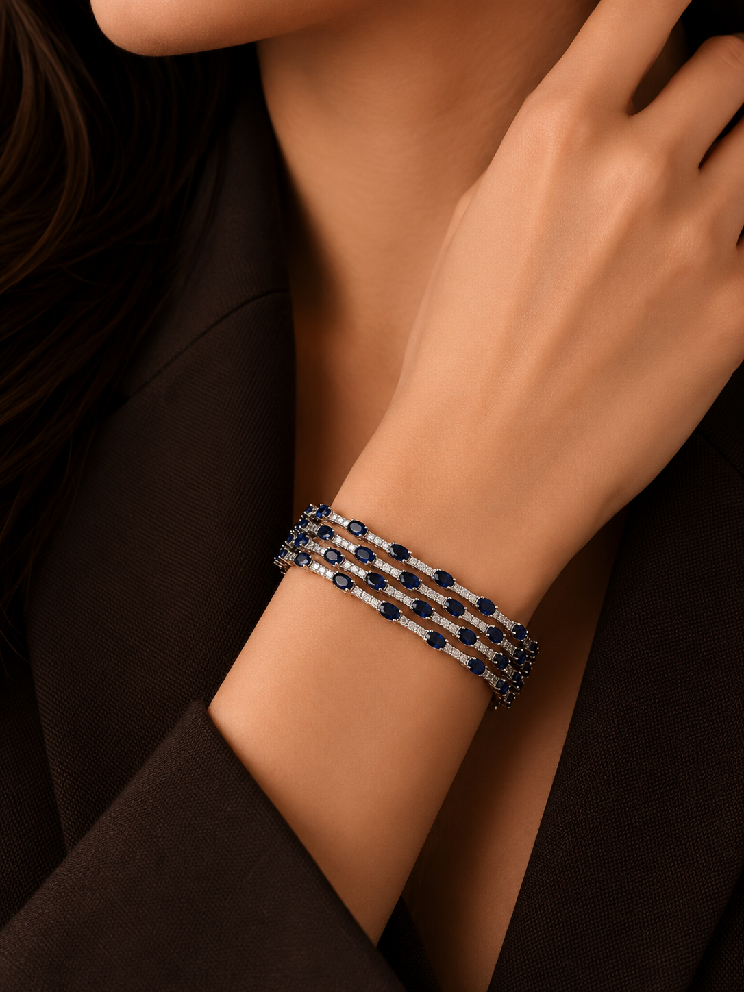 MIDNIGHT SAPPHIRE BRACELET