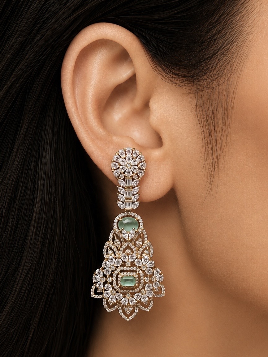 IMPERIAL MINT DROP EARRINGS